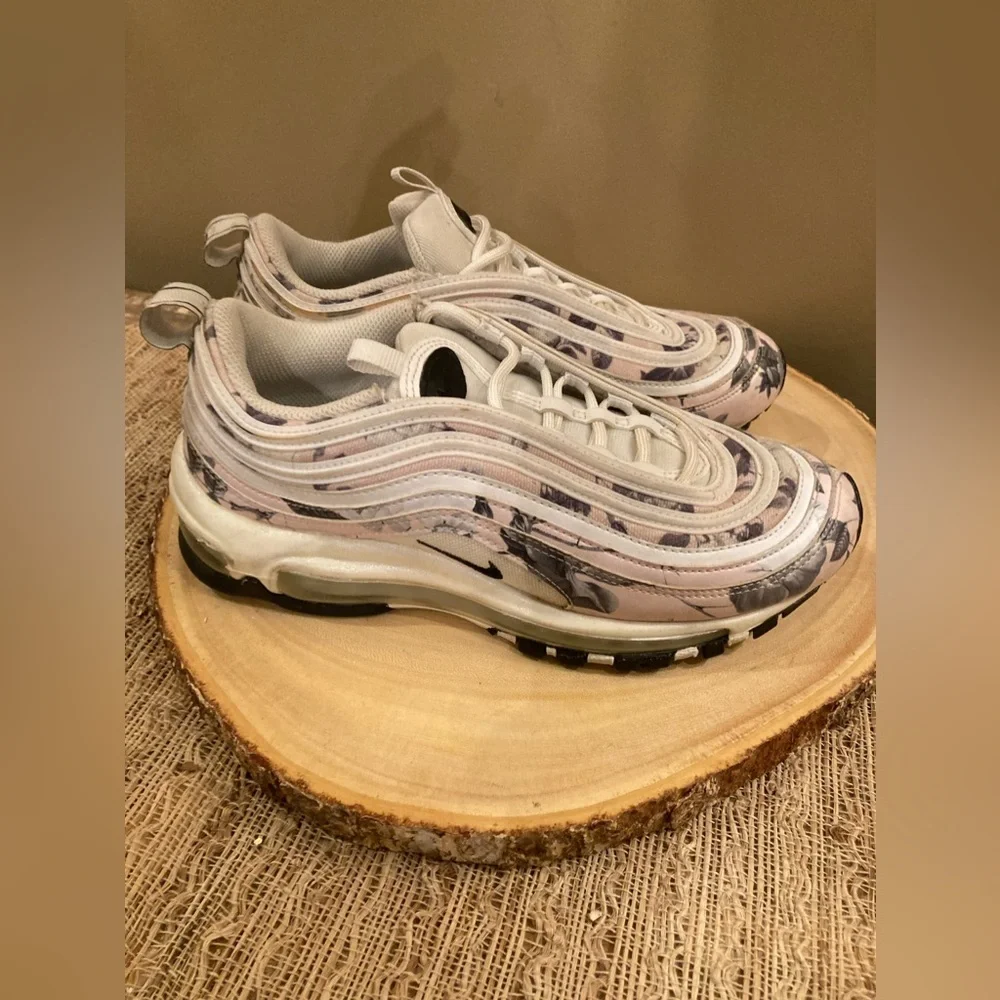 Nike Air Max 97 Soft Floral Pale Pink Wmns‎ Women’s Size 6.5 Sneakers BV6119-600